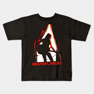 Brandi C Silhouette Kids T-Shirt